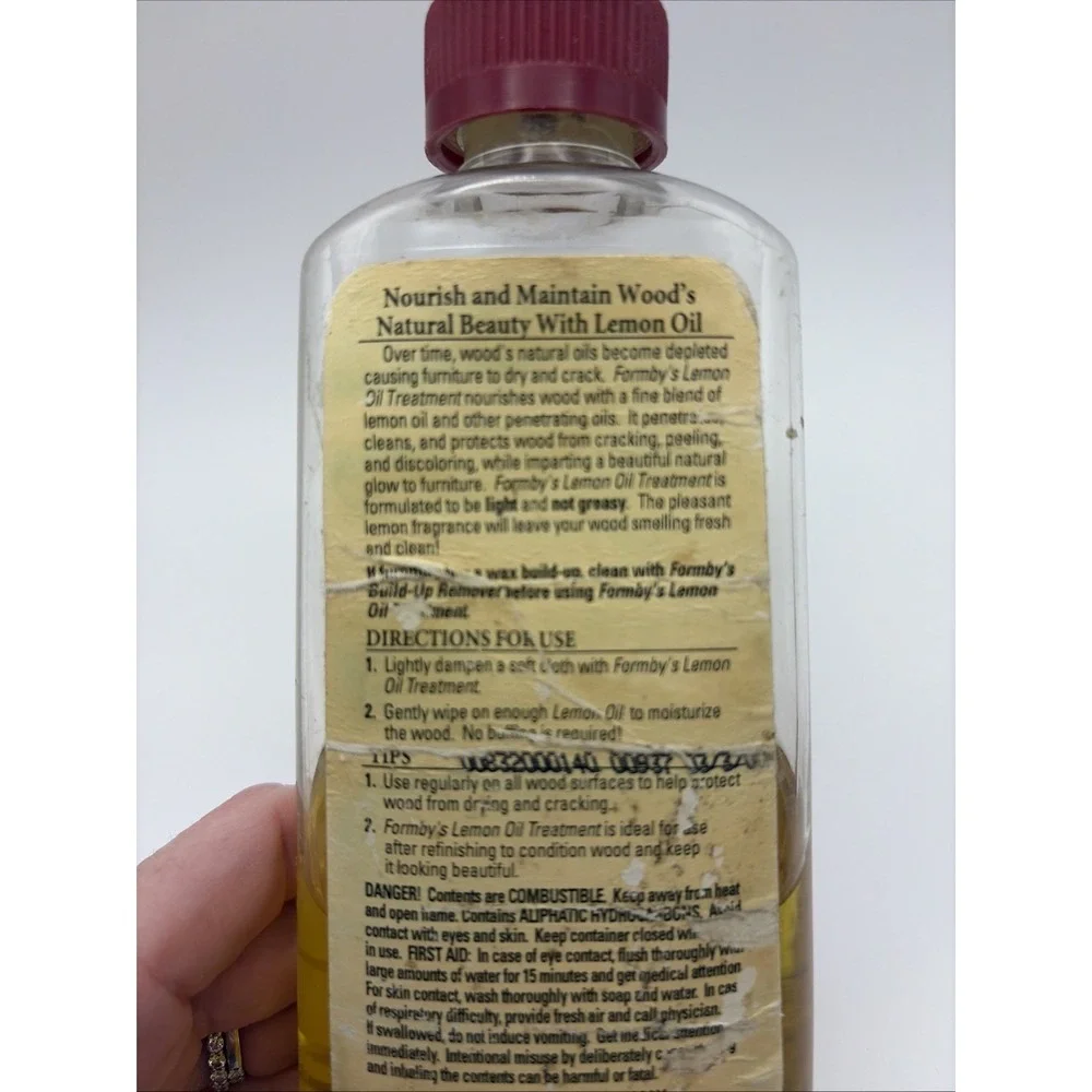 Formby's Penetrating Lemon Oil Treatment 40%‎ Full 8 oz Furniture Workshop
